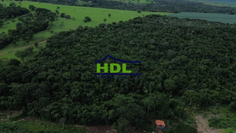Imagem Fazenda 15 Alqs com Córrego no meio em Hidrolândia/Go