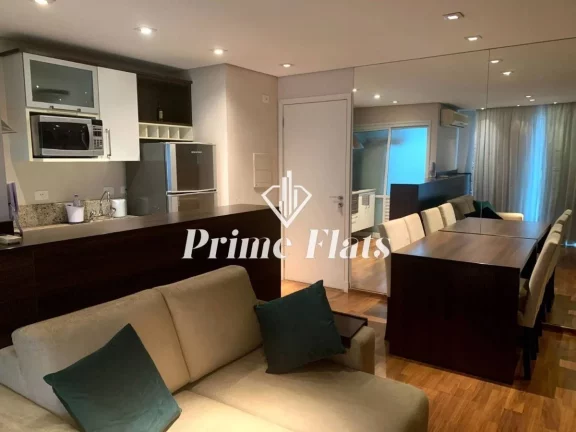 Foto do imóvel Flat disponível para venda no Edifício Mandarim no Brooklin, com 50m², 1 dormitório e 1 vaga em Rua Sansão Alves dos Santos