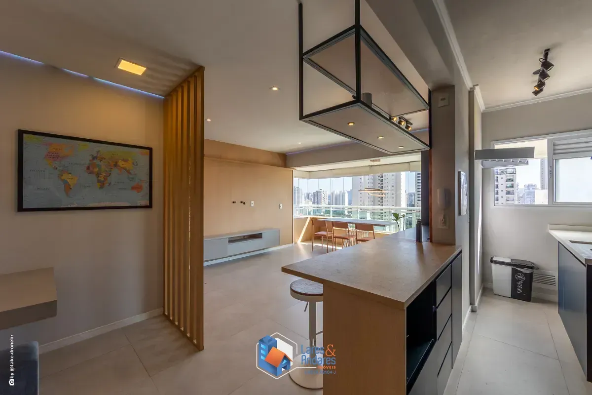 Imagem Apartamento para venda em Campo Belo com 1 quarto, sendo 1 suíte, 60m²