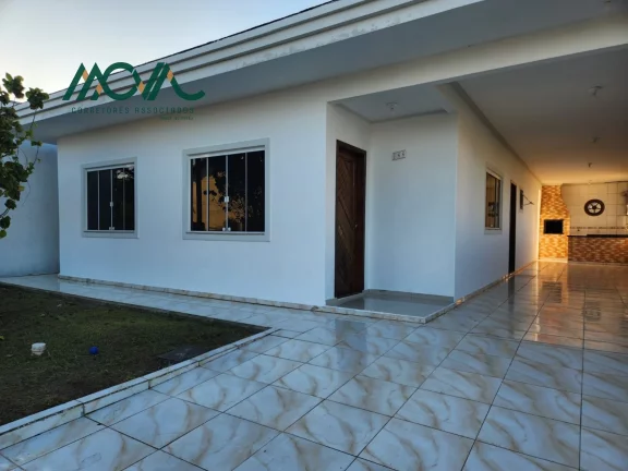 Imagem Casa com 3 quartos sendo 01 suíte, vaga para 03 carros, na Barra do Sai