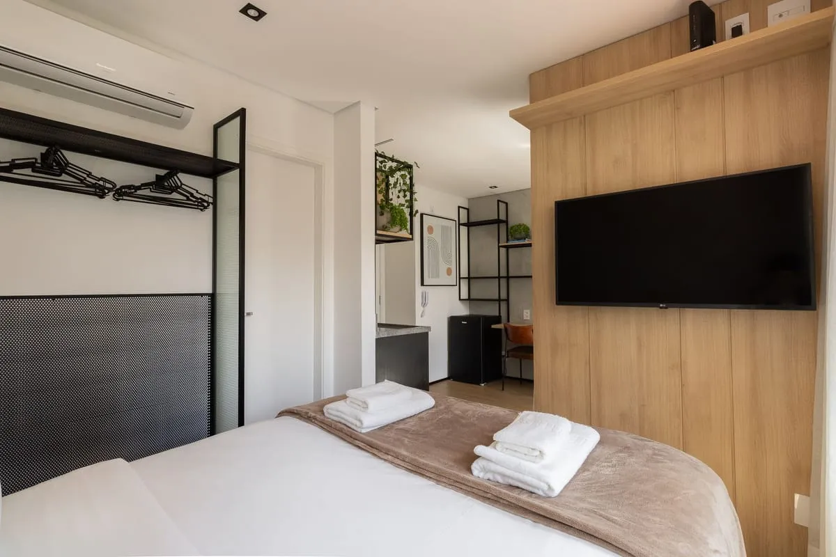 Imagem Apartamento com 1 Quarto para alugar, 24m² - Pinheiros
