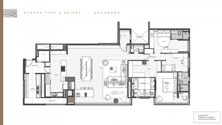 Imagem Apartamento com 4 Quartos à Venda, 223 m² em Brooklin Paulista - São Paulo