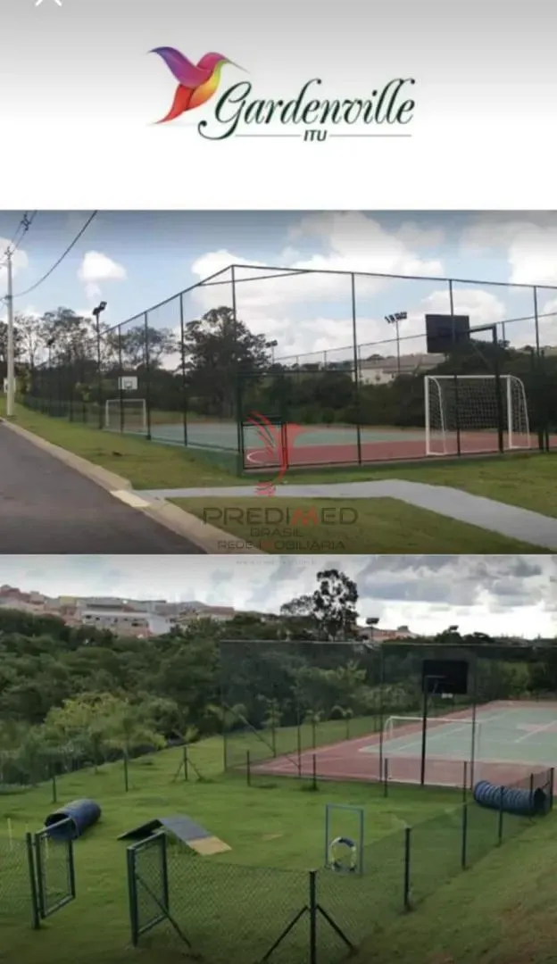 Imagem Lote plano, de esquina, a venda no Condominio Garden Ville em Itu