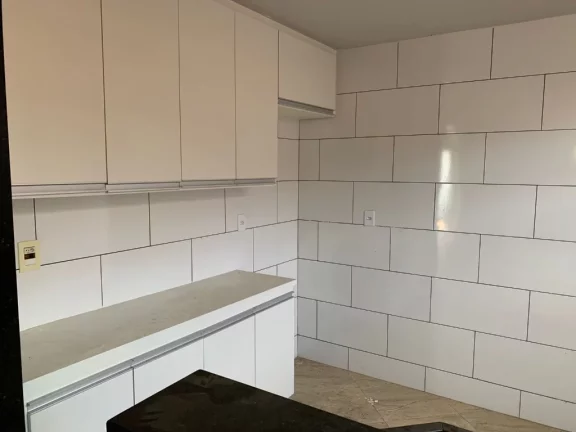 Imagem Casa Linear 3 quartos sendo uma suíte varanda duas vagas de garagem espaço gourmet com churrasqueira na Praia do Morro.
