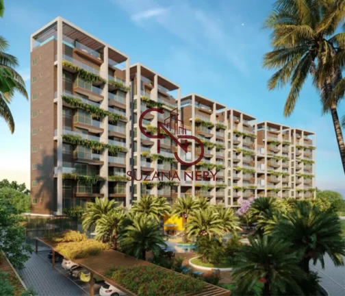 Imagem Apartamento à venda no Condomínio Jardins do Porto Residence na praia de Cotovelo, Parnamirim-RN
