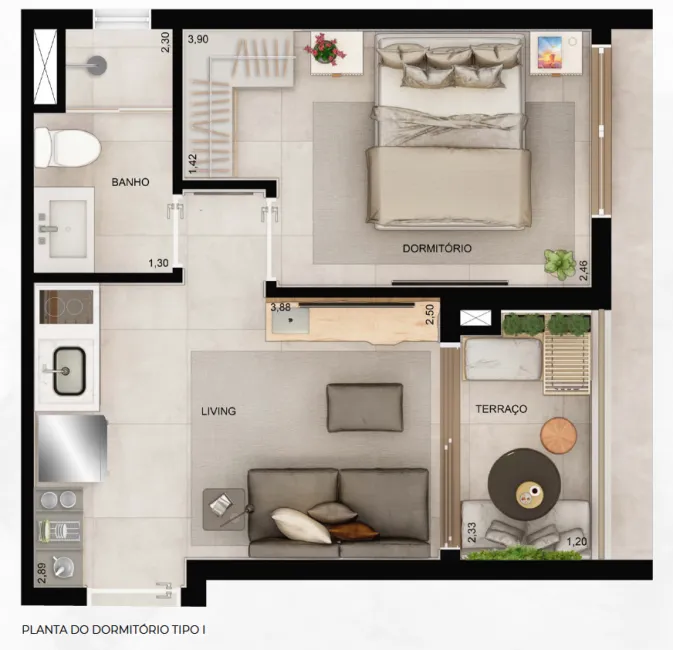 Imagem Com um conceito contemporâneo, o projeto arquitetônico do Walk Bittencourt combina design e requin...