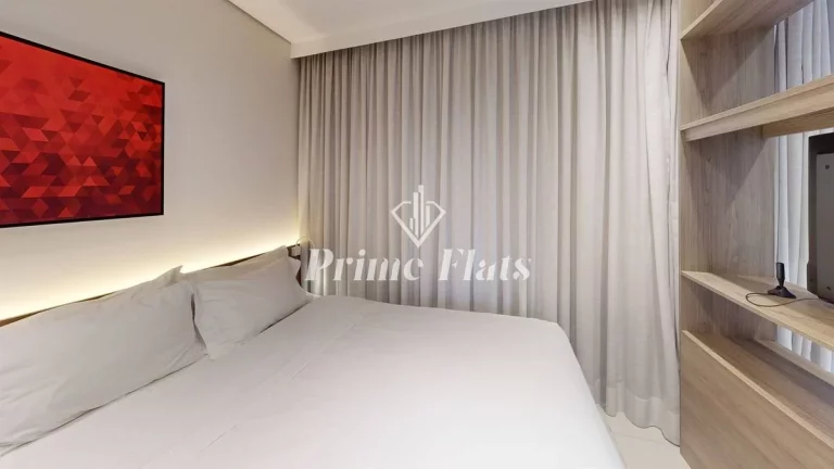 Imagem Flat disponível para locação no VHouse Faria Lima, com 36m², 1 dormitório e 1 vaga