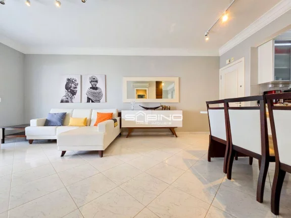 Imagem Apartamento Pé na Areia à venda com 3 Dormitórios 1 Suíte 113m², 2 vagas - Riviera de São Lourenço, Bertioga SP.