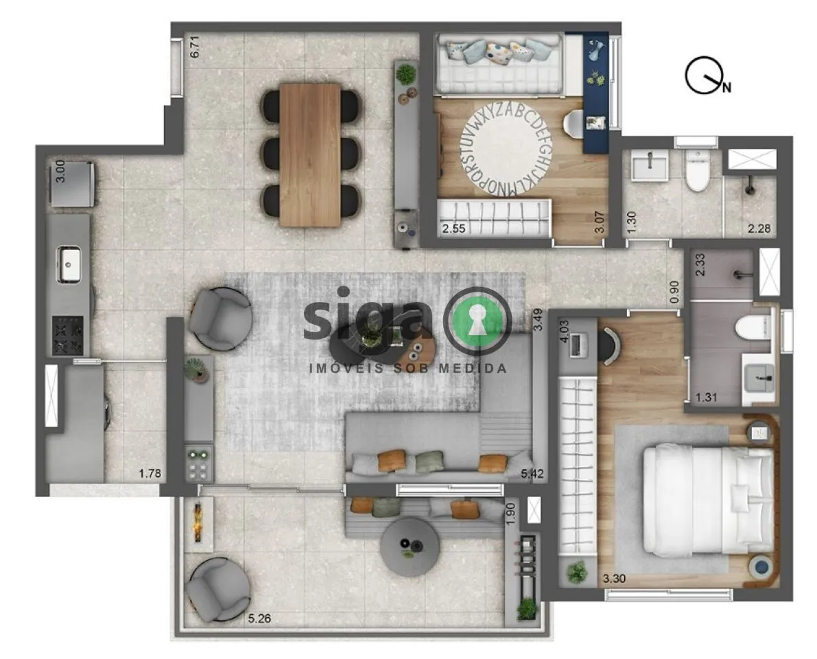 Imagem Apartamento para venda no Morumbi 03 dormitórios, São Paulo - SP