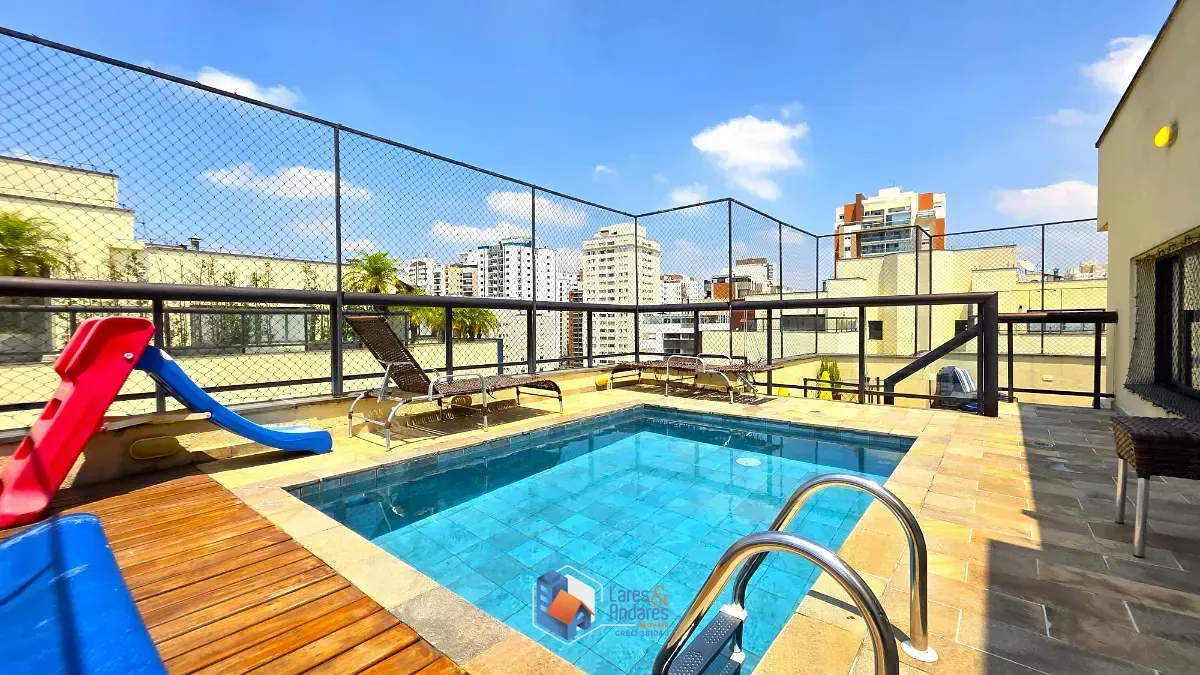 Imagem Cobertura para venda em Vila Hamburguesa com 4 quartos, sendo 2 suítes, 227m²