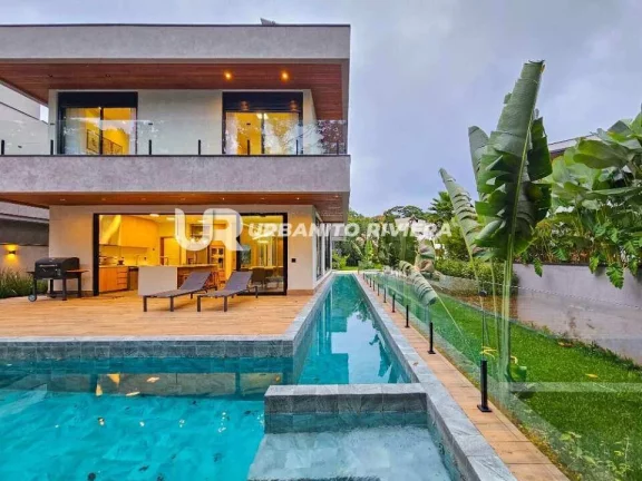 Imagem Casa moderna à venda na Riviera de São Lourenço Alto padrão e design icônico