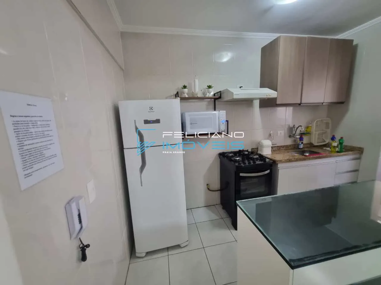 Imagem Apartamento com 1 quarto, Guilhermina, Praia Grande - R$ 355 mil, Cod: 7268