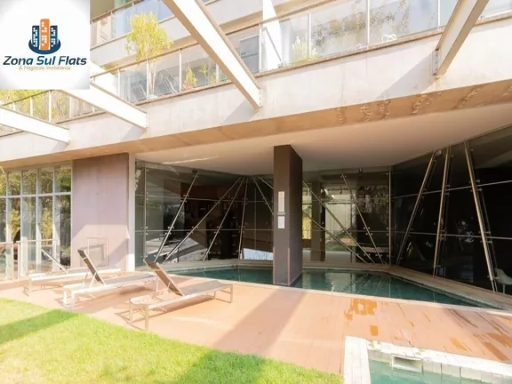 Imagem Apartamento Alto Padrão para Venda ou Locação na Vila Nova Conceição Com 1 Suíte e 2 Vagas