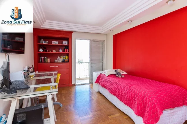 Imagem Apartamento à Venda No Brooklin Com 4 Dormitórios Sendo 2 Suítes e 2 Vagas - 1 Por Andar