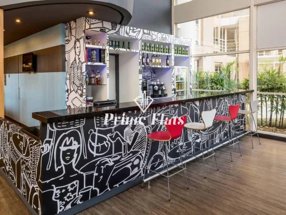 Imagem Flat disponível para venda no Íbis Guarulhos, com 18m², 1 dormitório e 1 vaga