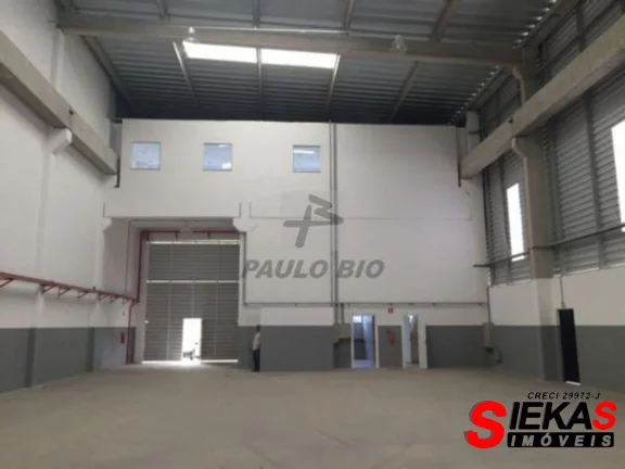 Imagem Locação de Galpão Comercial em Mauá-SP, Bairro Loteamento Industrial Coral: 1 Banheiro, 1.300 m² de Área.