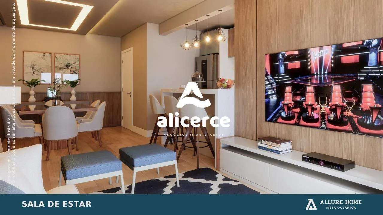 Imagem Apartamento Novo com Amplo Terraço 2 dormitórios com suíte, à Venda em Barreiros - São José/SC