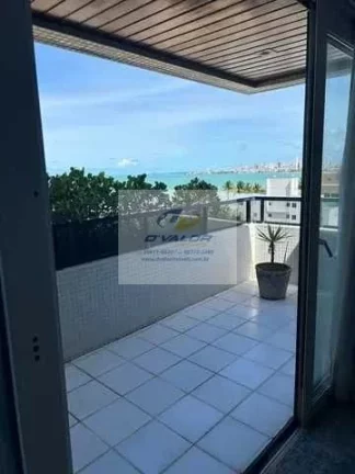 Imagem Vendo Cobertura Duplex, com vista para o mar, 347m², 3 suítes, sala p/ 3 ambientes e 2 vagas
