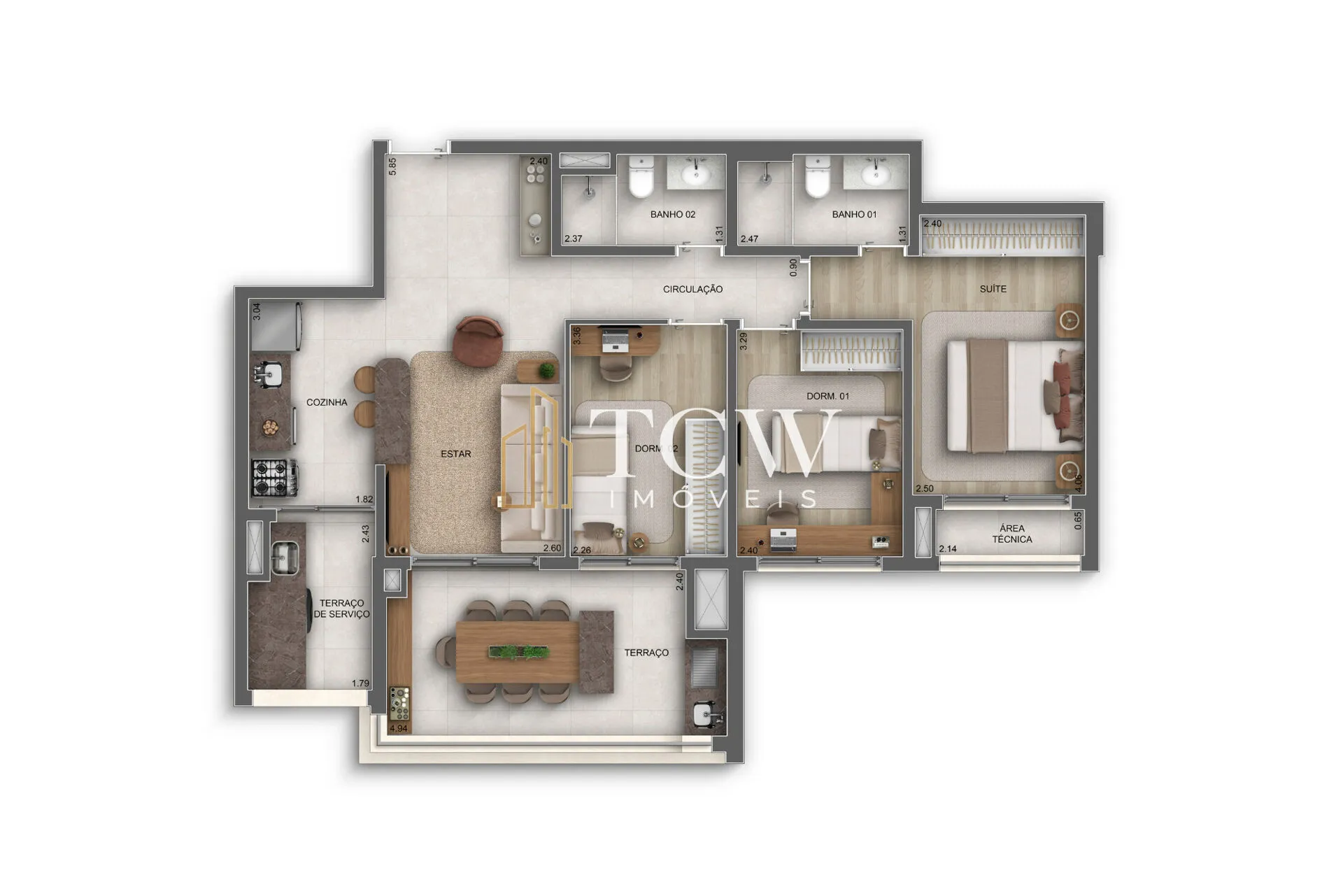 Imagem Apartamentos Alto Padrão à Venda na Mooca | 61 a 266 m² | São Paulo/SP