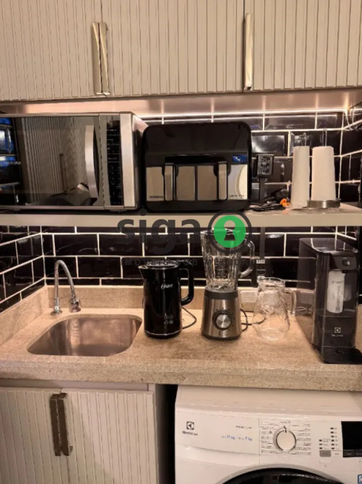Imagem Apartamento com 2 quartos mobiliado e equipado em Santo Amaro