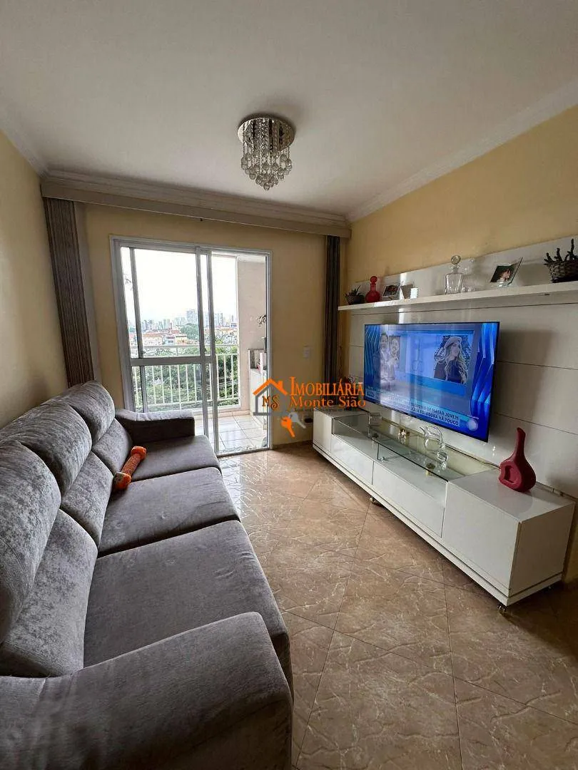 Foto do imóvel Apartamento 77m² à Venda no Parque Residence | 3 Dorms (1 Suíte) | Varanda Gourmet | Lazer Completo | Ao Lado do Shopping Maia