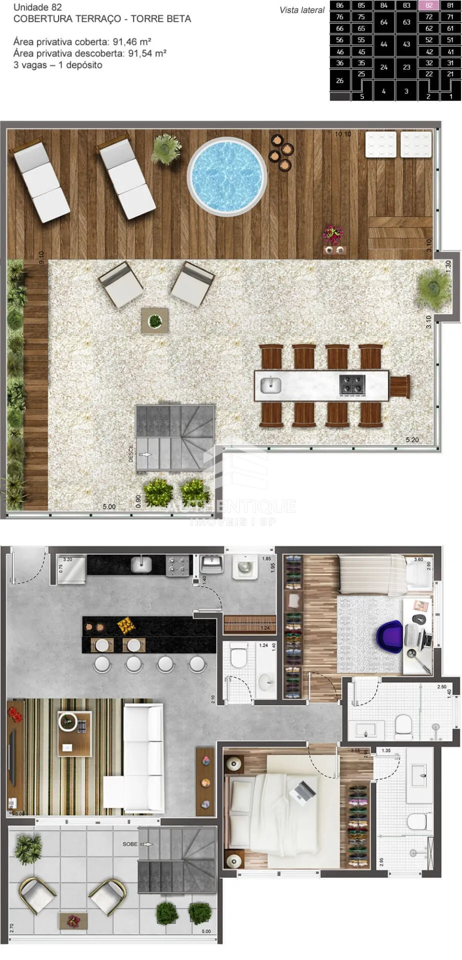 Imagem Guedala Mix - Jardim Guedala - Apartamento à venda no bairro Jardim Guedala - São Paulo/SP, Zona Sul