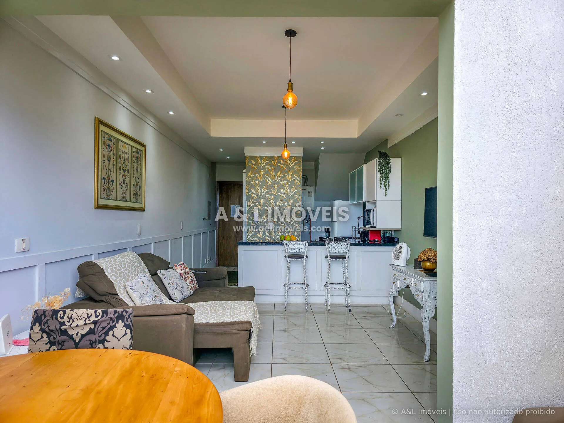 Imagem Duplex à venda na Vila Floresta | Lareira e vista para as montanhas