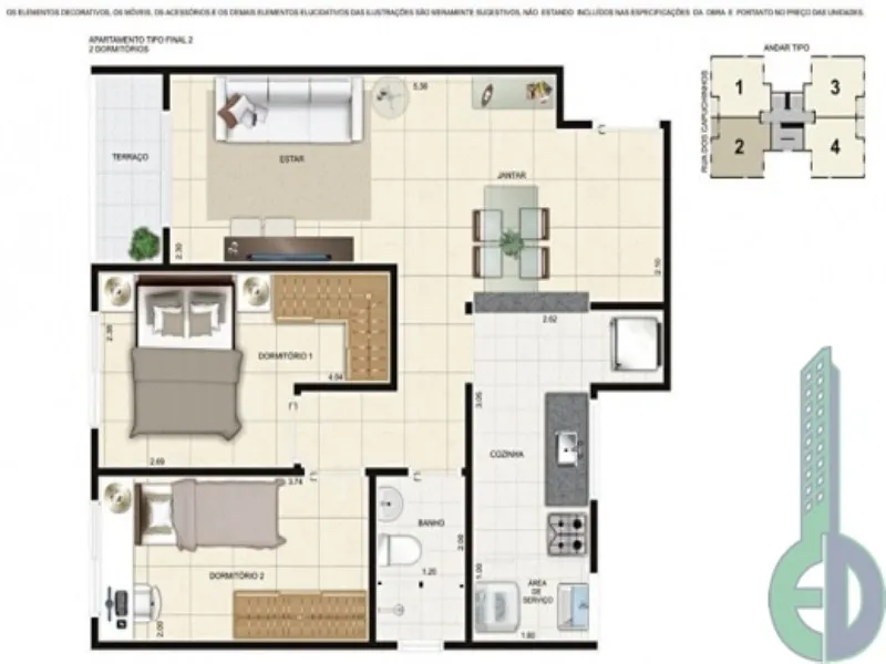 Imagem Apartamento com 2 quartos a venda em Vila Guiomar Santo André SP