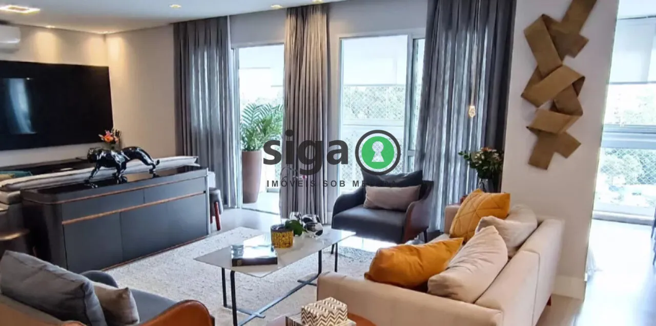 Imagem Apartamento de 173m2, 3 suites e 3 vagas à venda no Panamby