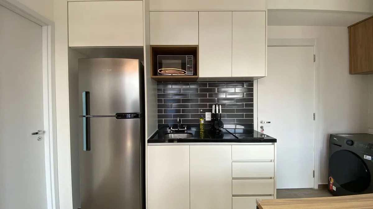 Imagem Apartamento com 1 Quarto para alugar, 37m² - Santo Amaro