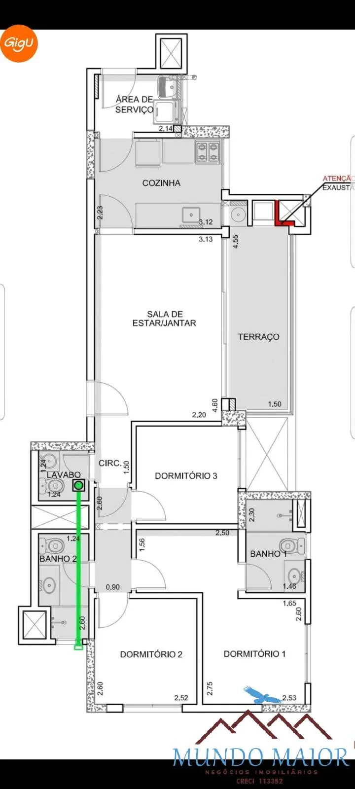 Imagem 88m² Pronto p/ Morar c/ Lazer Completo + 2 Vagas Cobertas Ao Lado do Atrim!