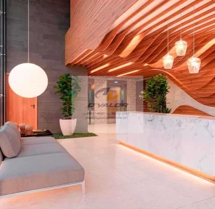 Imagem Vendo flats com 1 ou 2 quartos, em prédio pé na areia da praia do Bessa, com tamanhos de 44 m² à 60 m²