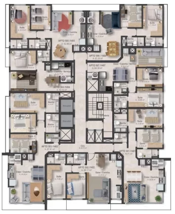 Imagem Liberty Residence - Apartamento à venda no bairro Navegantes - Capão da Canoa/RS