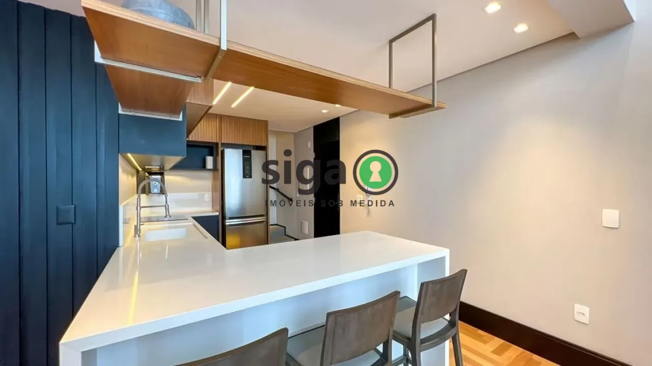 Imagem Apartamento duplex com 110m² sendo 1 suíte , 2 banheiros e 2 vagas - Jardins - São Paulo/SP