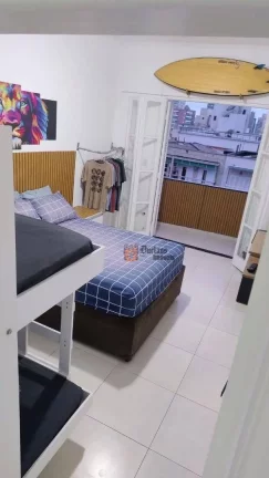Imagem Apartamento com 1 dormitório à venda, 50 m² por R$ 530.000 - Boqueirão - Santos/SP