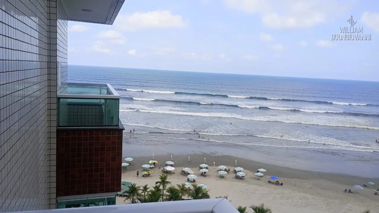 Imagem Apartamento com SACADA GOURMET 2 Dormitórios FRENTE MAR na Praia Grande!