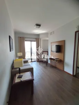 Foto do imóvel Flat disponível para locação no Hotel Massis, com 50m², 1 dormitório e 1 vaga de garagem em Rua Luís Coelho