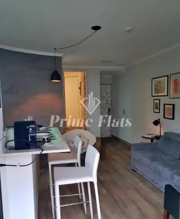 Imagem Flat disponível para venda no Hotel Paulista Wall Street na Bela Vista, com 55m², 1 dormitório e 1 vaga de garagem