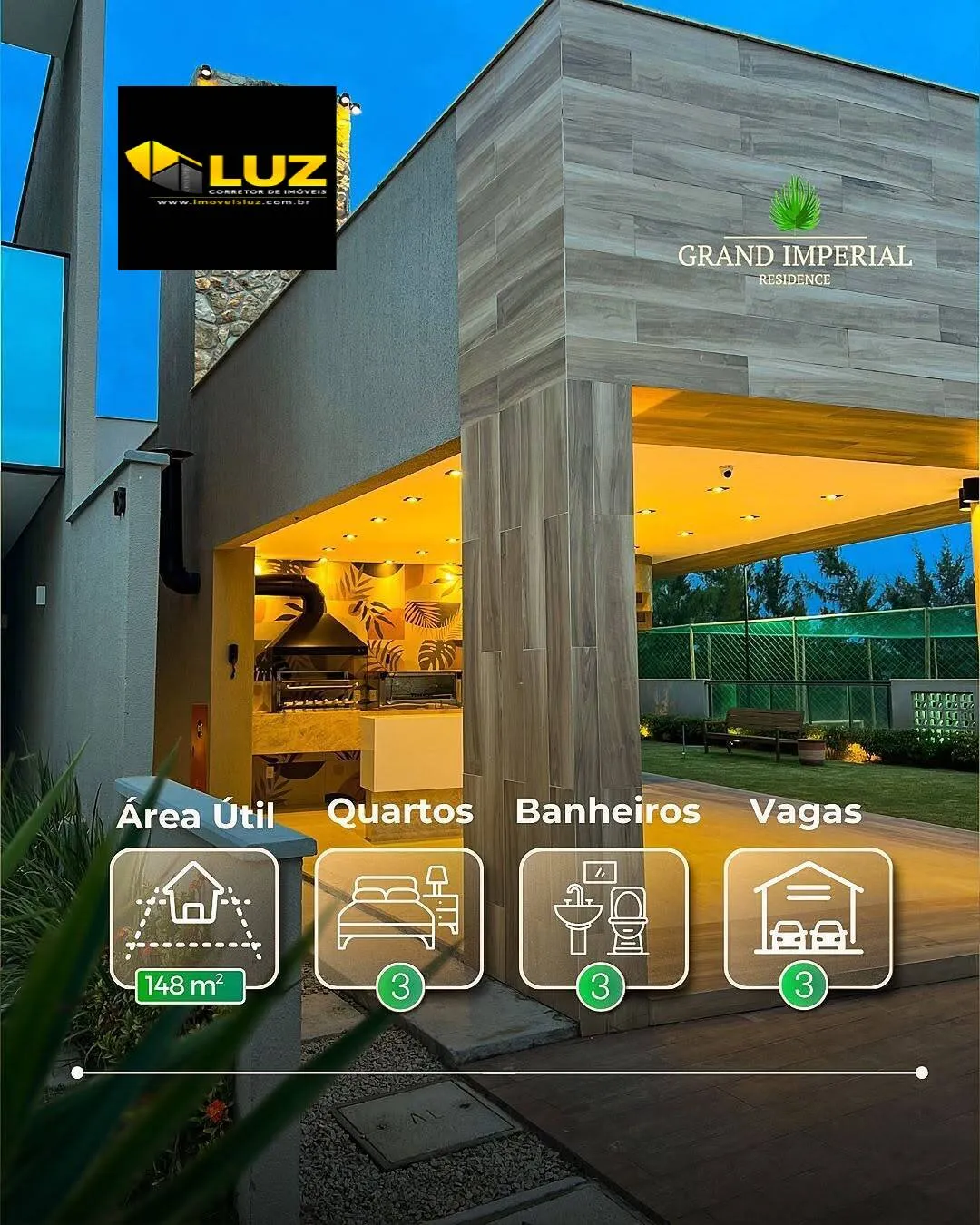 Imagem GRAND IMPERIAL RESIDENCE - VIVA COM EXCLUSIVIDADE E QUALIDADE DE VIDA!