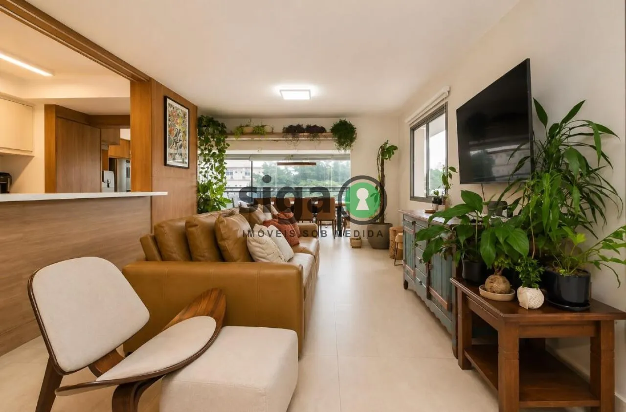 Imagem Apartamento em Perdizes à Venda, com 206m² com 4 suítes, 3 vagas, Semi Mobiliado.