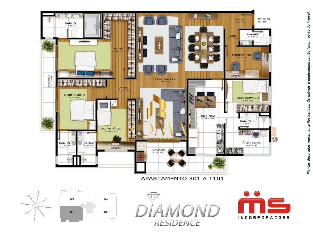 Imagem DIAMOND RESIDENCE - N. SRA. DE LOURDES