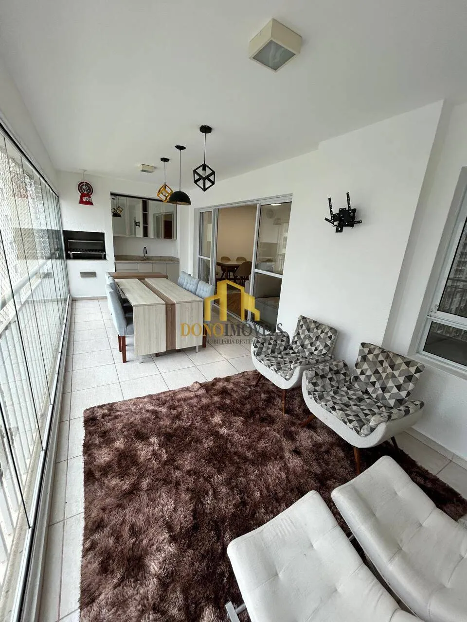 Imagem Domo Life para locação, 155 m², mobiliado, vista piscina, Centro SBC