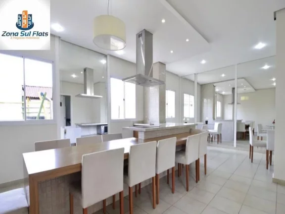 Imagem Apartamento Mobiliado à Venda Na Região Da Vila Andrade Com 2 Dormitórios e 1 Vaga