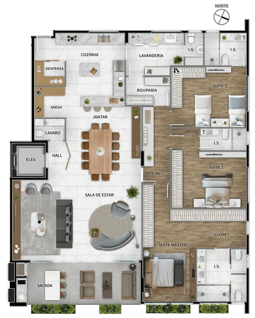 Imagem COBERTURA RESIDENCIAL em Curitiba - PR, Batel