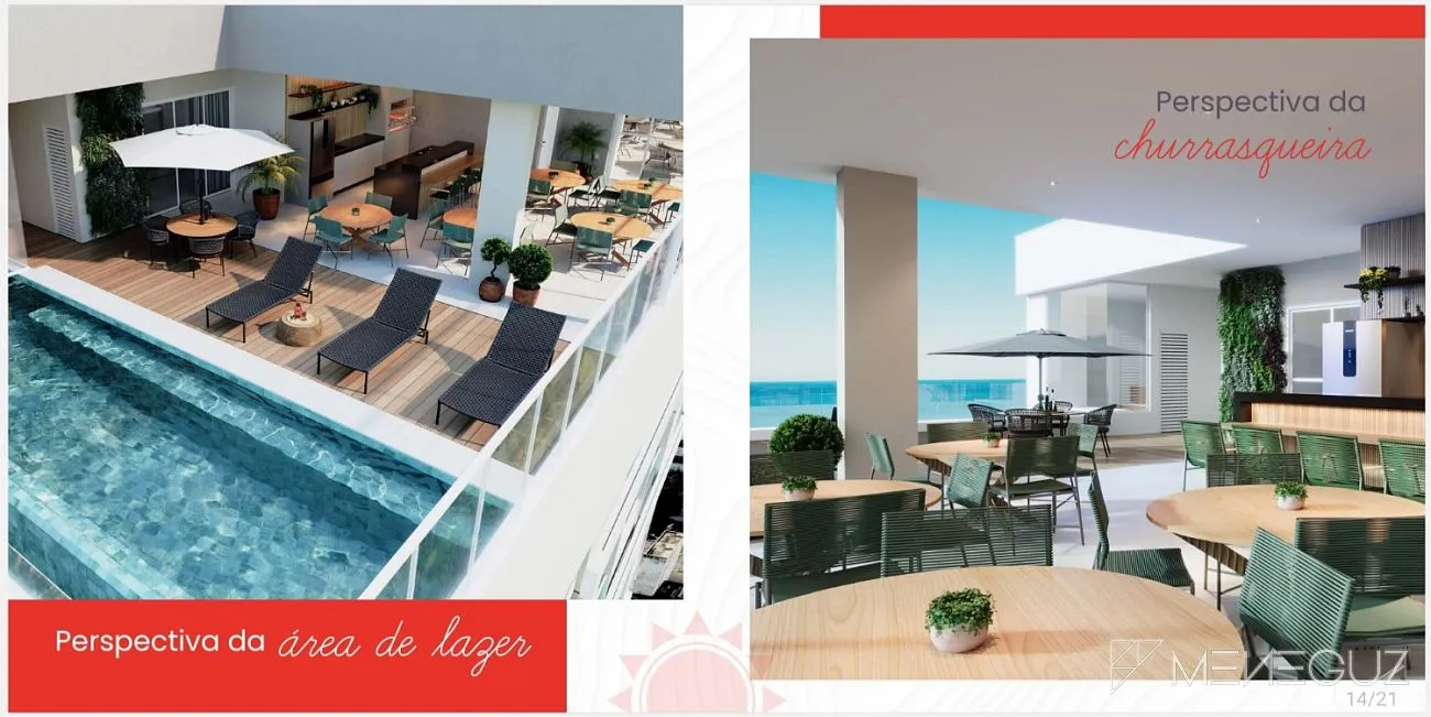 Imagem Apartamento 2 quartos na planta em Guarapari - Resiencial Duna, empreendimento na quadra do mar com lazer completo em 100 meses