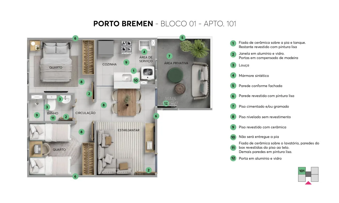 Imagem Lançamento no bairro Canudos apartamento de 02 dormitórios