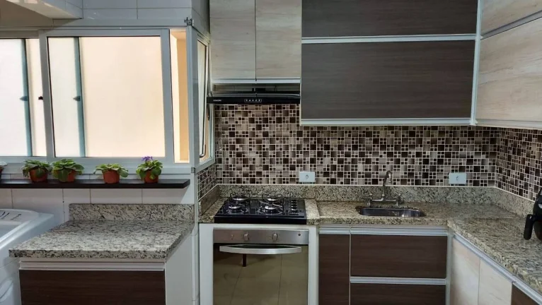 Imagem Apartamento Maravilhoso 134 m² 3 Dormitorios sendo 2 Suítes e 3 Vagas