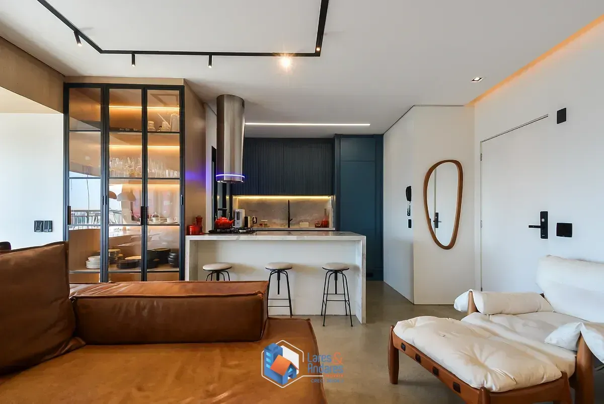 Imagem Apartamento para venda em Indianópolis com 1 quarto, sendo 1 suíte, 77m²