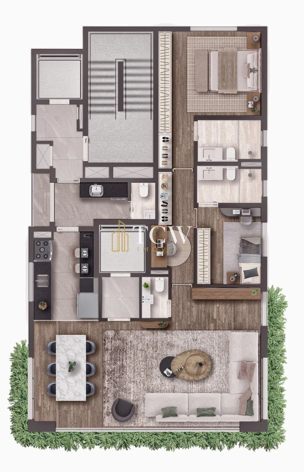 Imagem Apartamento à Venda no Jardim Paulista | 125,44 m² | 2 Vagas | 1 por Andar | São Paulo/SP