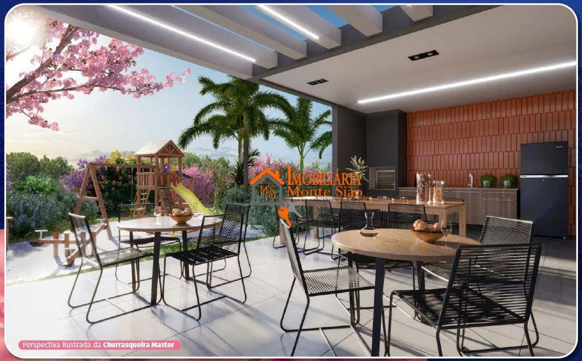 Imagem Apartamento com 2 dormitórios à venda, 38 m² por R$ 317.486,59 - Bonsucesso - Guarulhos/SP
